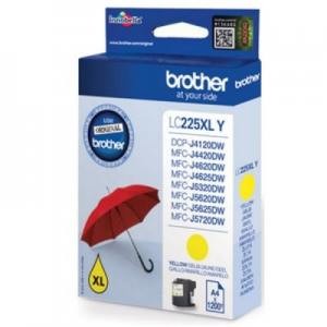 Brother oryginalny Tusz LC-225XLY inkoust yellow, 1200 str