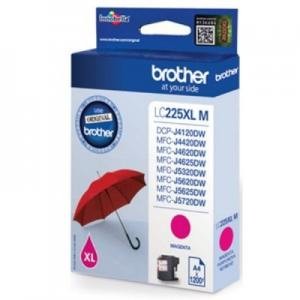 Brother oryginalny Tusz LC-225XLM inkoust magenta, 1200 st