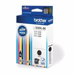 Tusz Brother oryginalny LC529XLBK BLK 2400 do DCP-J100 DCP-J105