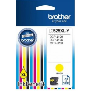 Tusz Brother oryginalny LC525XLY YELLOW 1300 do DCP-J100 DCP-J105