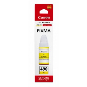 TUSZ oryginalny Canon GI-490 YELLOW 0666C001