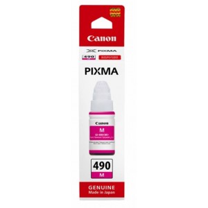 TUSZ oryginalny Canon GI-490 MAGENTA 0665C001