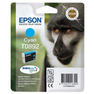 Epson oryginalny Tusz T0892 Cyan do Stylus S20/SXx05/