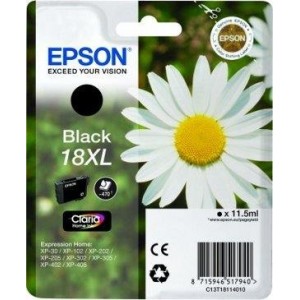 Epson oryginalny Tusz T1811 BLACK 11.5ml do XP-30/102/20x/30x/40x