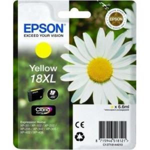 Epson oryginalny Tusz T1814 YELLOW 6.6ml do XP-30/102/20x/30x/40x