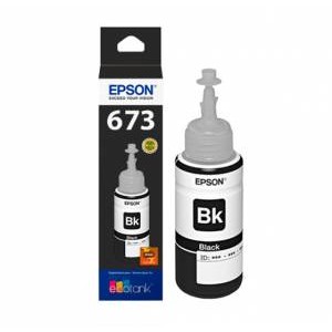 Tusz oryginalny Epson T6731 BLACK 70ml butelka do L800