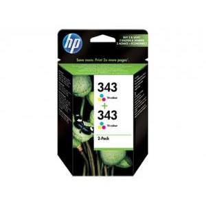 HP oryginalny Tusz nr 343 Dwupak Kolor CB332EE