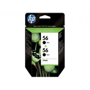 HP oryginalny Tusz nr 56 Dwupak Czarny C9502AE