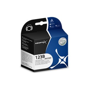 Tusz Asarto do Brother LC123 | DCP-J132W/MFC-J4410DW | black