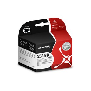 Tusz Asarto do Canon CLI551 iP7250/8750/6850/5450 | Black photo