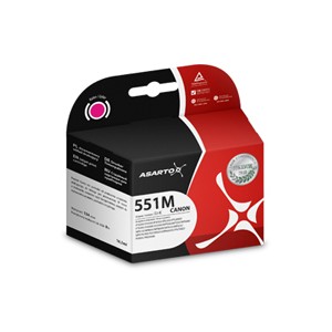 Tusz Asarto do Canon CLI551 iP7250/8750/6850/5450 | Magenta