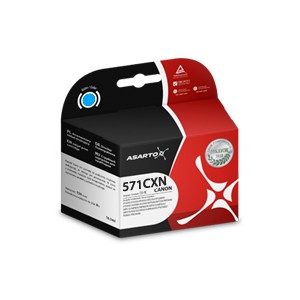 Tusz Asarto do Canon CLI571 MG5750/6850 | Cyan