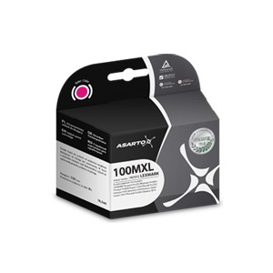 Tusz Asarto do Lexmark 100 | 14 ml | Pro205 / Pro905 | magenta