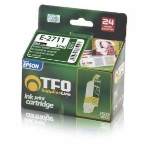 Tusz zamiennik TFO Epson E-2711 (T2711, Bk) black 32ml