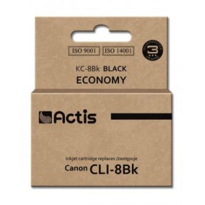 Tusz zamiennik Actis KC-8Bk (Canon CLI-8BK) standard 14ml czarny Chip