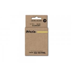 Tusz zamiennik Actis KC-551Y (Canon CLI-551Y) standard 12ml yellow Chip