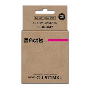 Tusz zamiennik Actis KC-571M (Canon CLI-571M) standard 12ml magenta
