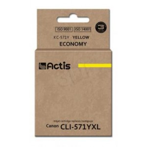 Tusz zamiennik Actis KC-571Y (Canon CLI-571Y) standard 12ml yellow