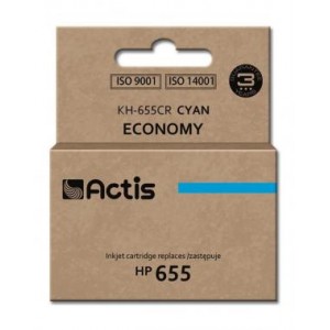 Tusz zamiennik Actis KH-655CR (HP 655 CZ110AE) standard 12ml cyan Chip