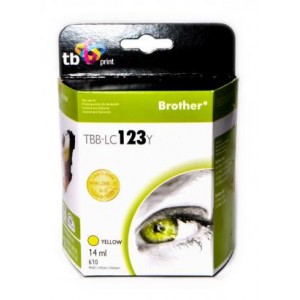 TB Print Tusz zamiennik do Brother LC123 Yellow TBB-LC123Y