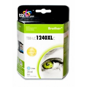 TB Print Tusz zamiennik do Brother LC1240XL blekitny TBB-LC1240XLC