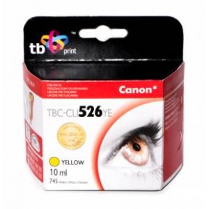 TB Print Tusz zamiennik do Canon PIXMA iP 4850 zolty TBC-CLI526YE TB Print Tusz zamiennik do Canon PIXMA iP 4850 zolty TBC-CLI526YE