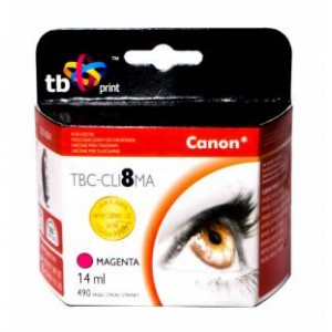 TB Print Tusz TBC-CLI8MA (Canon CLI8MA) Purpurowy 100% nowy TB Print Tusz TBC-CLI8MA (Canon CLI8MA) Purpurowy 100% nowy
