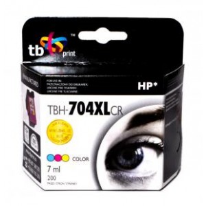 TB Print Tusz zamiennik do HP DJ IA 2060 Kolor refabrykowany XL TBH-704XLCR (HP nr 704 CN693AE)