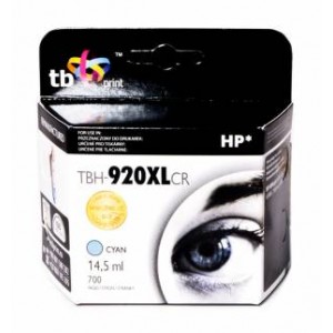 TB Print Tusz zamiennik do HP OJ 6500 blekitny refabrykowany TBH-920XLCR