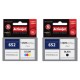Zestaw tuszów XL Activejet HP 652 - czarny 20ml + kolor 21ml