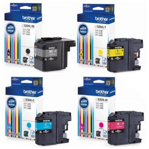 Zestaw Brother LC529XL i 3x LC525XL 4 tusze CMYK