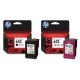 Zestaw 2 tusze: HP 652 czarny F6V25AE + kolorowy F6V24AE