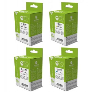 Zestaw TFO do Brother 4x tusz LC123 CMYK