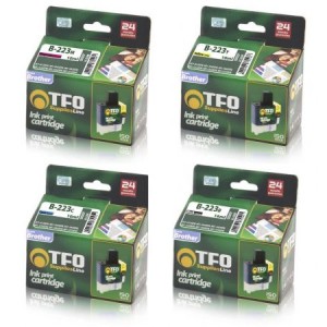 Zestaw TFO Brother LC223 CMYK 4 tusze