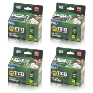 Zestaw TFO 4 tusze Epson CMYK T1301 - T1304