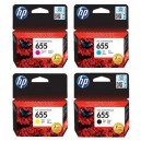 Zestaw HP 655 CMYK - 4 oryginalne tusze