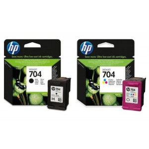 Zestaw HP 704 czarny CN692AE kolor CN693AE