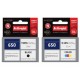 Zestaw Activejet do HP 650 czarny i kolor - 2 tusze XL