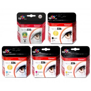 Zestaw TB Print Canon CLI-526 / PGI-525 - 5x nowy tusz Zestaw TB Print Canon CLI-526 / PGI-525 - 5x nowy tusz