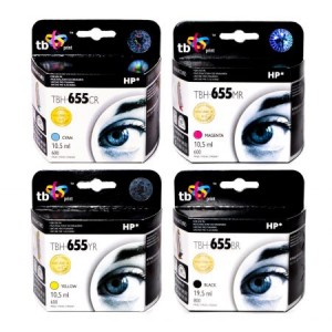 Zestaw TB Print HP 655 - 4 tusze CMYK