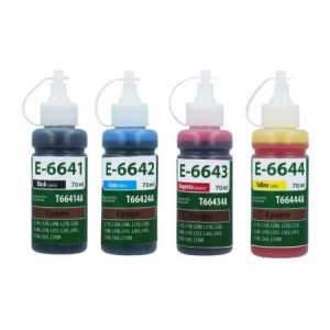 Zestaw TFO 4 tusze do Epson T664 4x 70ml CMYK