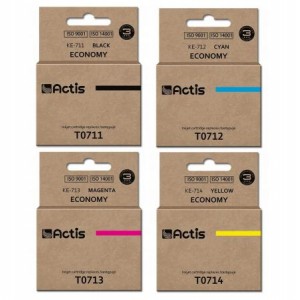 Zestaw Actis do Epson T0711 T0712 T0713 T0714 4 tusze CMYK