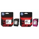 Zestaw HP 651 - 2 tusze, czarny + kolor
