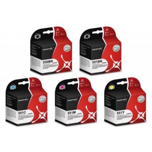 Zestaw Asarto 5x tusz do Canon PGI550 / CLI551 XL