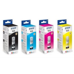 Zestaw Epson 4x tusz ET 103 CMYK