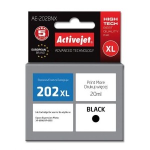 Tusz Activejet AE-202BNX Epson 202XL Supreme 20 ml czarny
