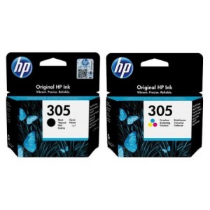 Zestaw HP 305 oryginalne tusze czarny + kolor
