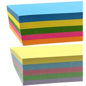 Papier biurowy ksero kolorowy A4 mix pastelowy/intensywny 10 kolorów 80-120 gr 500 arkuszy