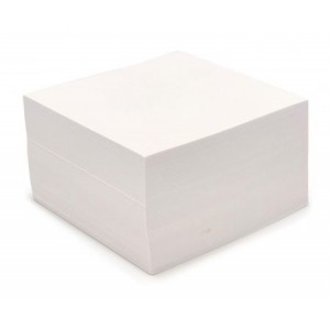 Kostka biurowa 85x85x50 klejona biała Kostka biurowa 85x85x50 klejona biała